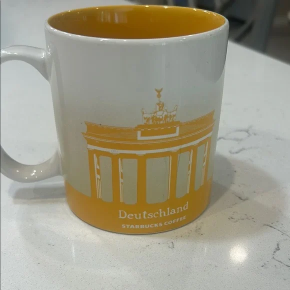 Starbucks White and Gold Mug Architectural Design - Picture 2 of 4